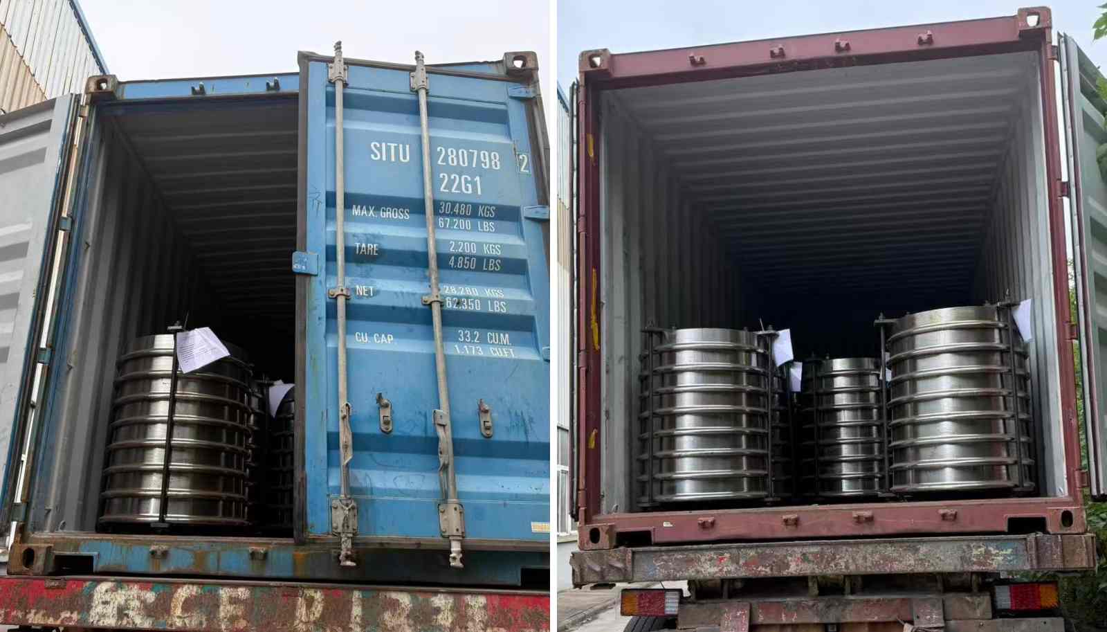 MTJ envia com sucesso 450 pneus de roda MTJ730 para Bangladesh em 9 de setembro de 2025